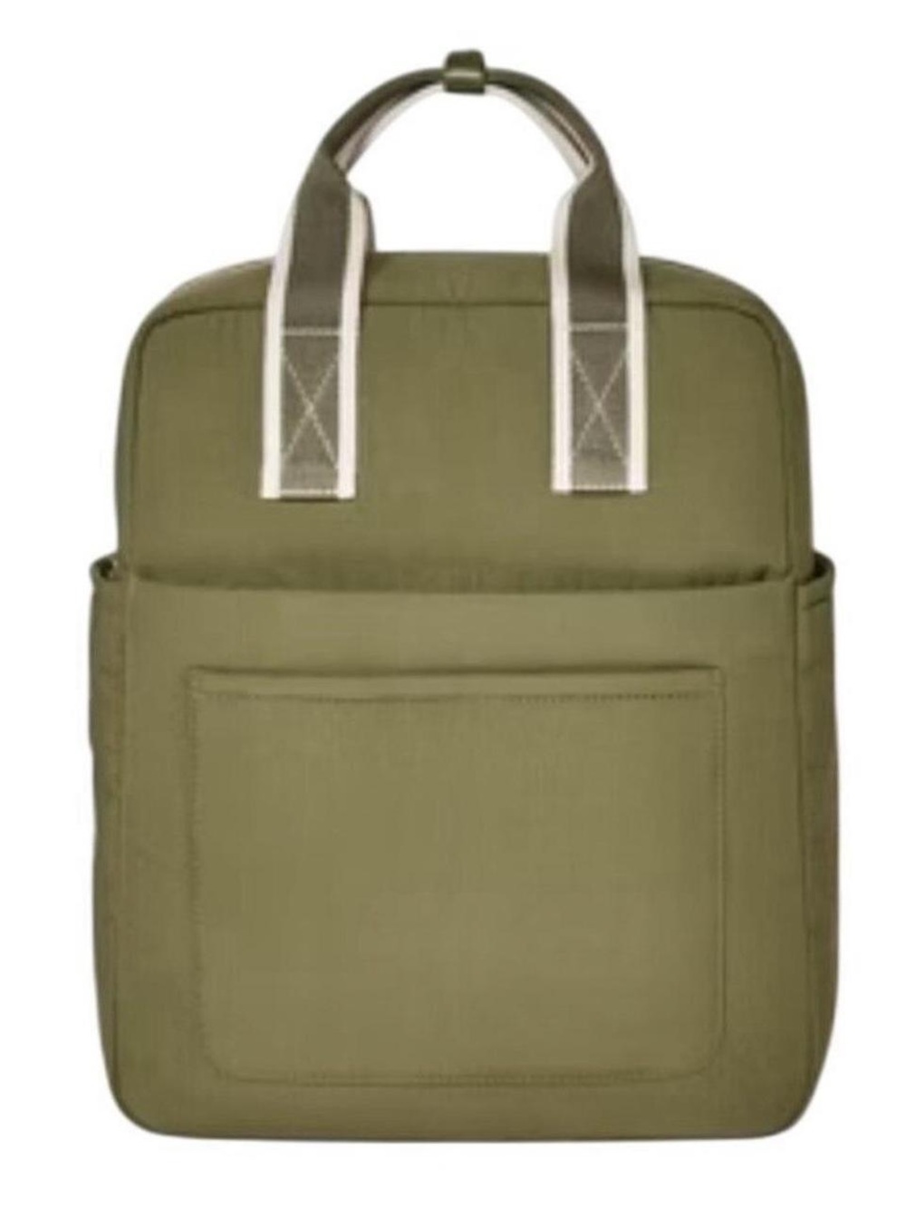 Universal Thread Olive Green Canvas Backpack Tote